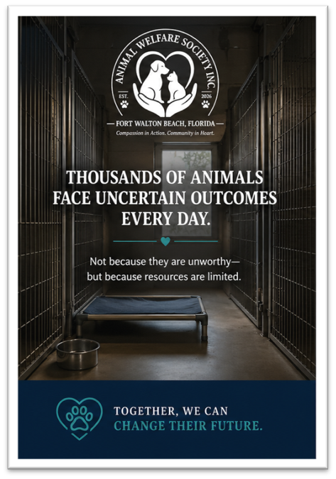 Thousands of animals face uncertain outcomes every day โ Together, we can change their future.